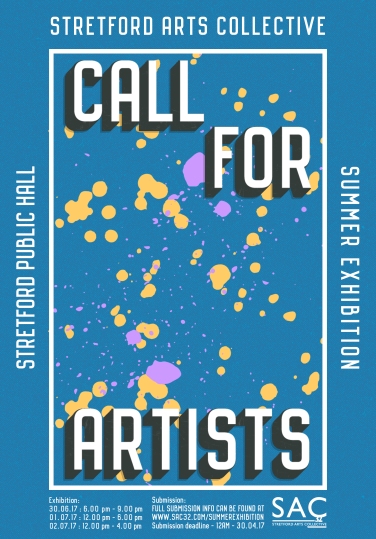 SAC32 - Call for Artists - A3 Poster